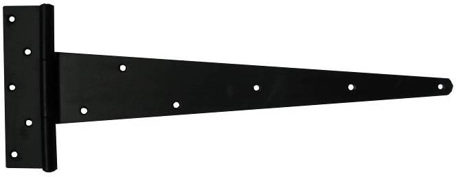 T eņģe 458 x 177 x 4mm, melna